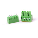 10X 2EDG 4Pin Plug-in Screw Terminal Block Connector 3.81mm Pitch Right Angle Gn