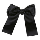 Women's Bow Hair Clips Barrette Ponytail Holder Black