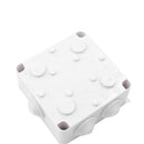 1PC Plastic Waterproof Electrical Junction Box 100*100*70mm IP65 With 7 Holes M&