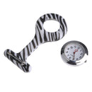 Retro Style Medical Silicone Tunic Nurses Quartz Watch Brooches Pin Watches