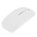 2.4GHz 1,000DPI Ultra-thin 3-Button Wireless Photoelectric Mouse (White)