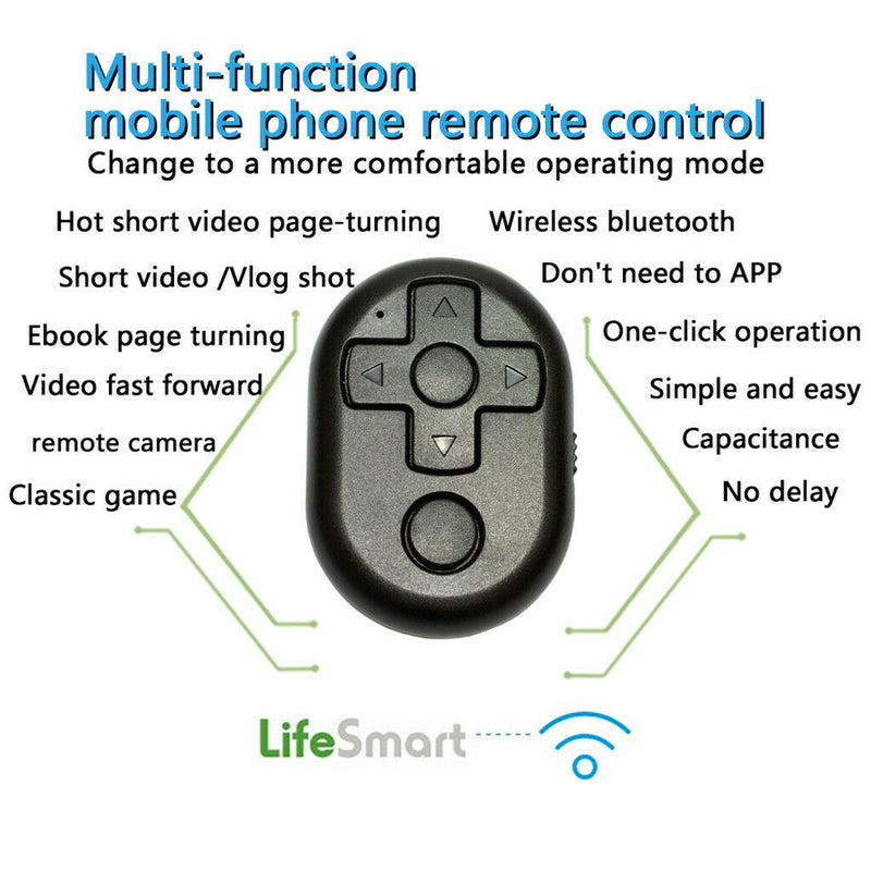 Self-timer Wireless Bluetooth Photo Camera Remote Control For Smart Phone