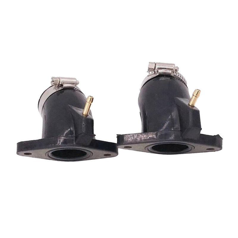 1 Pair Carburetor Intake Pipe Manifold and Clamp for Yamaha V Star XVS650