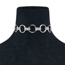 Fashion Women Multilayer Hollow Out Round Pendant Choker Necklace Jewelry GiftOZ