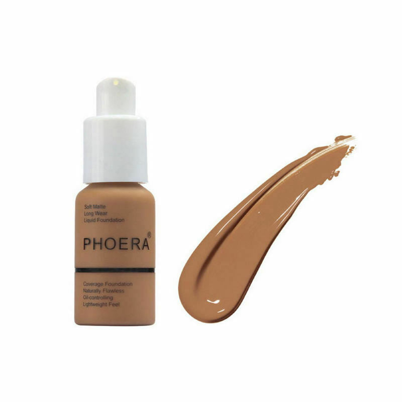 Phoera Soft Matte Long Wear Foundation Liquid Face Makeup Coverage Foundati Y5Q7