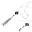 Crystal Pendant Necklace Long Chain Tassel Sweater Accessories Jewelry Women!E
