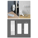 2 Pairs Wall-mounted Cable Patch Panel Holders Hanging Socket Organizer Hold`
