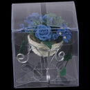 50PCS Wedding Favor Box Plastic Sweet Transparent PVC Cube Gift Candy Bag Sm- OZ