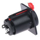 Speaker Audio Jack 6.35mm Connector 1/4 inch Female Socket Panel Mounted RCA JR