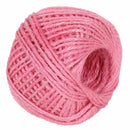 50m String Jute Rope for Crafts Scrapbooking Gardening - pink