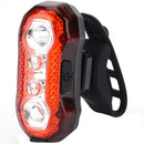 Usb Rechargeable Intelligent Gravity Induction Cob Bicycle Brake Light Tail