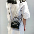 Fashion Women Bag Set Transparent Shoulder Bag+Clutch For Teenage Girls Fas