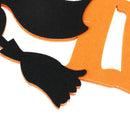 1pc Halloween Sign Pumpkin Hanging Pendant Ornament For DIY Window Door WalSEAU