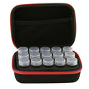 15 Bottles Diamond Painting Embroidery Tool Storage Box Hand Bag (Red)