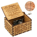 Wooden Music Box Mom to Daughter -You Are My Sunshine Engraved Christmas Gi H6W6