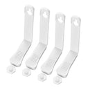 4pcs Bed Sheet Holder Fastener For Mattress Covers Sofa Cushion White
