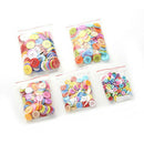 Generic DIY random color Set of 100 sewing buttons Craft for kids DIY toys, K5U6