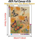 Flower 5D DIY Full Round Drill Diamond Painting Cross Stitch Art (B923)
