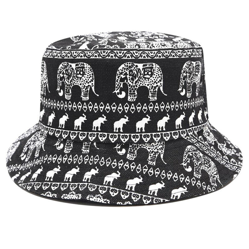 New Summer Fashion Animal Double Sided Cap Unisex Fisherman Outdoor BucketS Kw