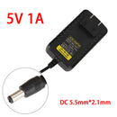 AC to DC 5.5mm*2.1mm 5.5mm*2.5mm 5V 1A Switching Power Supply Adapter