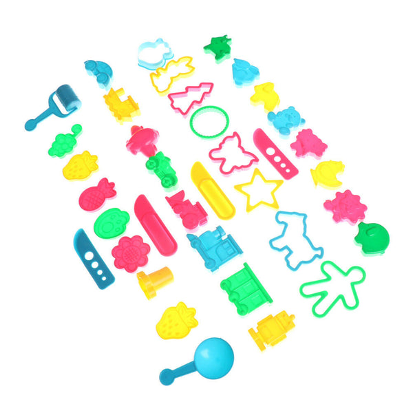 36Pcs mud clay tools polymer clay plasticine mold set kit ï¼W