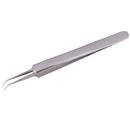 3PCS Precision Tweezers Stainless Steel Curved Fine Tip acne Tweezers Plier lj