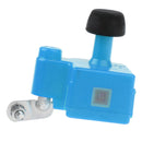 5V Motorized Bike Friction Generator Dynamo Dual USB Interface Charger Blue