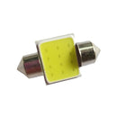 2pcs White 31mm COB8 LED Bulbs For Festoon Car Interior Dome Map Lights 12V