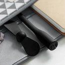 Mini Flexible USB Fan for Power Bank Laptop PC Computer AC Charger (Black)