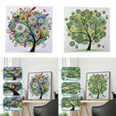 2pcs 5D Diamond Painting Special Shaped Spring & Summer Tree Diamond Picture