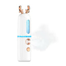 Cute Deer Shape Mini Nano Facial Mister Steamer Cool Mist Sprayer (White)
