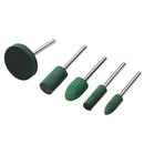 5pcs/set Cylindrical Conical Rubber Grinding Heads Polishing Abrasive Tool