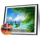 DIY Ship Boat Picture Full Round Diamond Drill Painting Kit (XLX146 Boat)