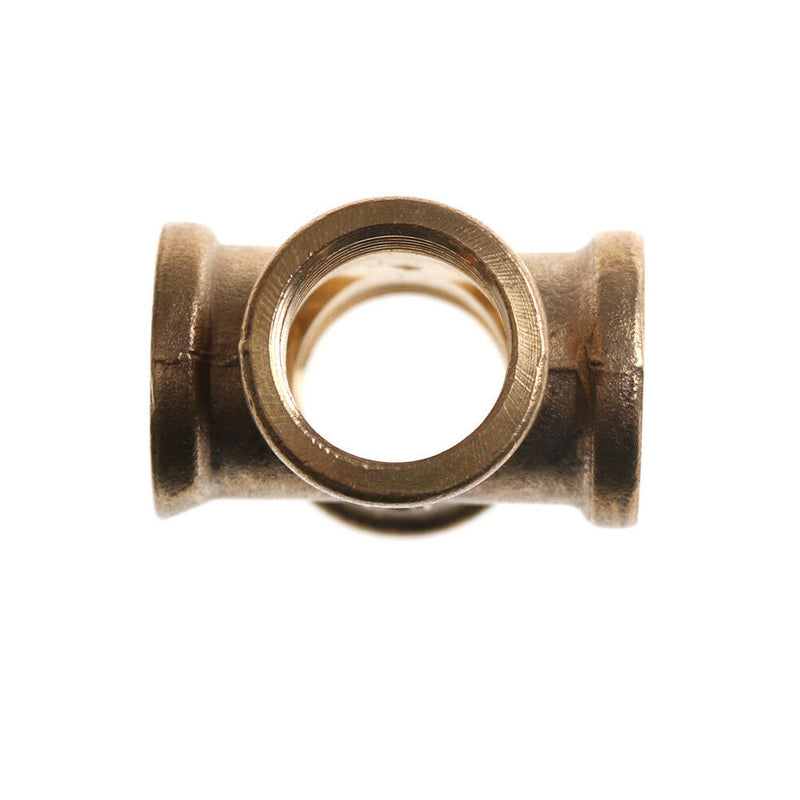 1/2" BSP Female Thread 4 Way Brass Cross Pipe Fitting Adapter  Connector ME