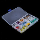 140pcs Automotive Car Motorcycle 2A-40A Mini Blade Fuses Kit With Puller