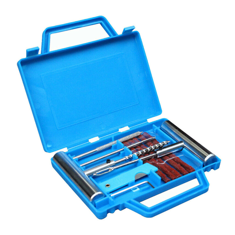 Universal Tire Repair Kit to Fix Punctures and Plug Flats, 11-Piece Value Pack,