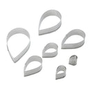 7pcs Stainless Steel Rose Petal Cake Cookie Cutter Mold Pastry Baking Mould