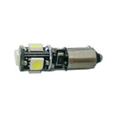 2pcs Car Bulb CANBUS Error-Free BA9S H6W White 5050 SMD 5 LED Light Lamp 12V dgg