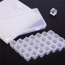 28 Slots Nail Art Storage Box Plastic Transparent Display Case Organizer HoldME