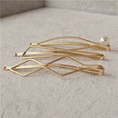 6 Pieces Geometric Metal Hairpin Hair Clip Clamps Accessories Barrettes Bob K8J6