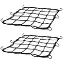 2 Pack Elasticated Cargo Nets Bicycle Motorcycle Luggage Nets Helmet Nets w Z1F8