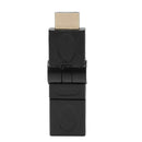 360 Degree Free Rotation HDMI Male to HDMI Female Adapter Cable Connector