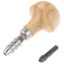Jewelers Pin Vise Vice Wooden Handle Twisting Wire Wrapping Drill KitB uW