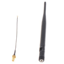 5dBi WiFi 2.4g antenna aerial RP-SMA male wireless router PCI pigtail cable %ã€Š