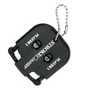 Black Golf Double Golf Score Counter Portable Keeper Score Board with Chain