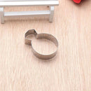 diamond ring stainless steel cutter biscuit cookie mold baking decor tool MO