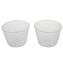 Plastic 120ml Electric Cooker Rice Measuring Cup 2pcs Clear White L2G9