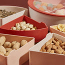 Flower Petal-Shape Snack Candy Storage Box Holder Partition Food Organizer