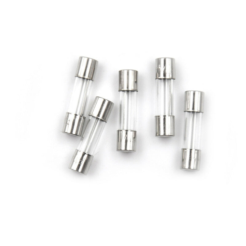 100Pcs/Box 5*20mm 10A 250V Fuses 10 Amp Glass Tube Fast-Blow Fuse  Ew