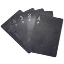 Poker Embossed Game Collection Playing Cards Set Plastic Durable Waterproof A1P7